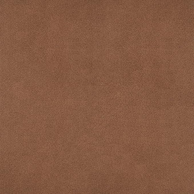 Spatial Order Modern Arch Velvet Ottoman | HomePop Home Décor | Ottoman for Living Room & Bedroom - Rust Orange