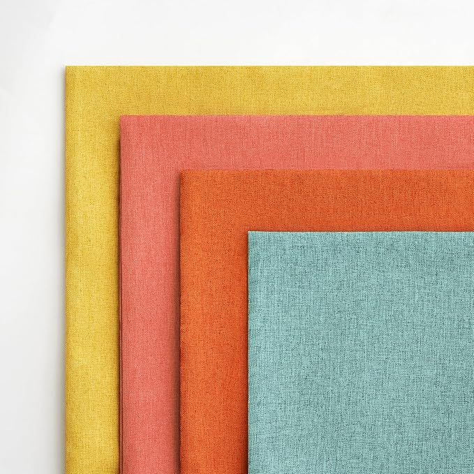 MIULEE Pack of 4 Decorative Outdoor Throw Pillow Covers Linen Waterproof Pillow Covers Summer Farmhouse Cushion Cases for Patio Garden Tent Balcony Couch Sofa 18x18 Inch Orange Teal