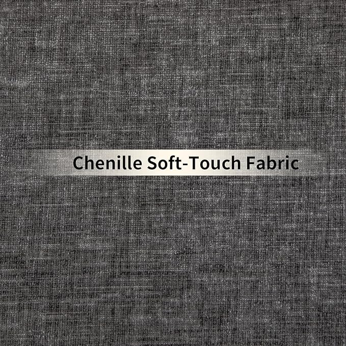 Chifee & Vingol 90.55" W Oversized Chaise Lounge Upholstered Bedroom Benches Extra-Long Indoor Bench Entryway Bench with Removable Pillows for Living Room Hallway,Gray