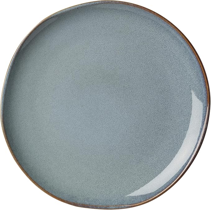 Oneida 897199 Organic Shades 12-Piece Dinnerware Set, Slate Blue