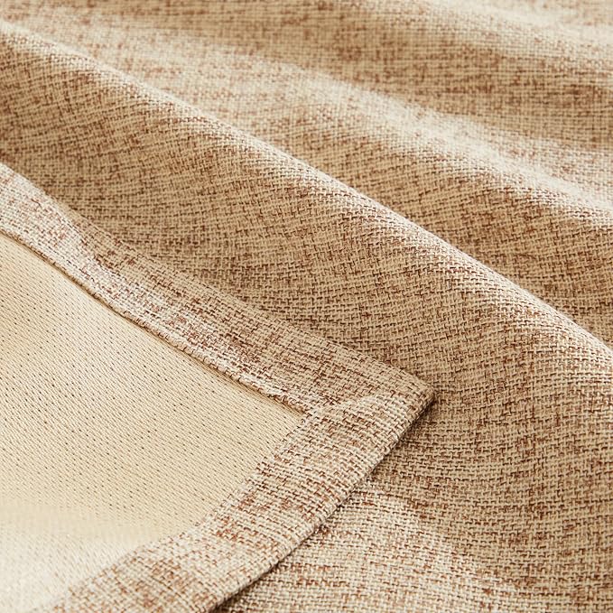 ZeeMart Burlap Style Farmhouse Table Runners 60 Inches Long, Beige Rustic Woven Dining Table Runner for Everyday Use, 14x60 Inches, Oatmeal Beige