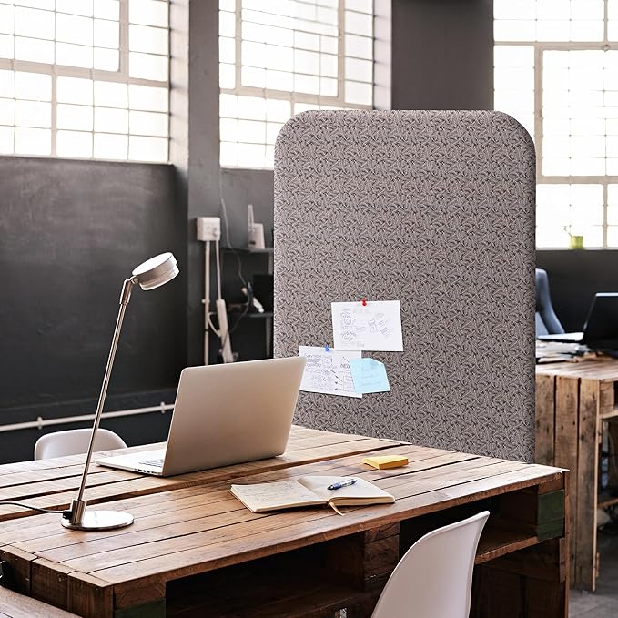 DECOLAB Standing Room Divider, Space Privacy Partition, Portable Wall Panel for Studio Apartment, Home, Classroom, Office, Scratch Resistance, 29"x65", Nocturne