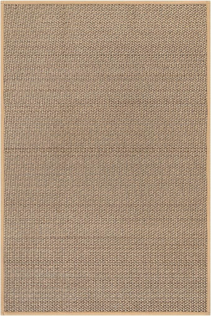 Lahome Farmhouse Kitchen Entryway Rug, 2x3 Door Mat Indoor Entrance Washable Small Bathroom Rugs for Bedroom Non Slip Neutral Indoor Floor Carpet for Front Door Porch, Beige