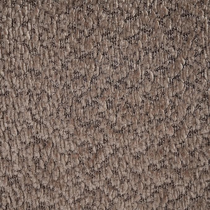 Christopher Knight Home Arden Minimalist Style Rectangular Loop Yarn Fabric Ottoman Bench, Rubberwood Frame, Entryway Bench, Living Room Sofa Extra Seat, End of Bed Footstool, Brown+Brown