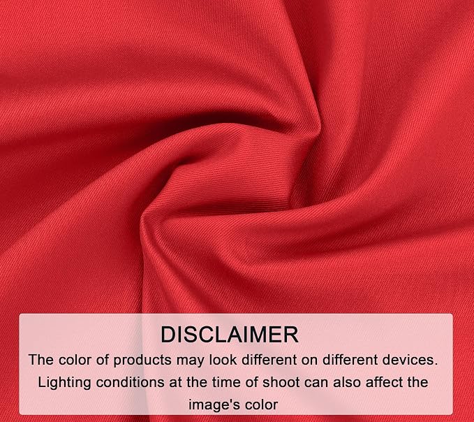 Zoyer Cloth Napkins Set of 12, 18x18 Inches Cotton Enrich Napkins Cloth ‎Washable, Soft & Durable Dinner Napkins for Parties, Wedding, Christmas, ‎Thanksgiving & Everyday Use - Red