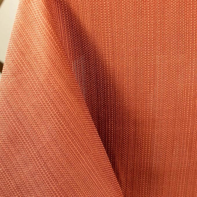 Benson Mills Cameron Textured Fabric Table Cloth, for Everyday Home Dining, Parties, Fall, Harvest, and Thanksgiving Tablecloth (60" x 120" Rectangular, Bison/Rust/Burnt Orange)