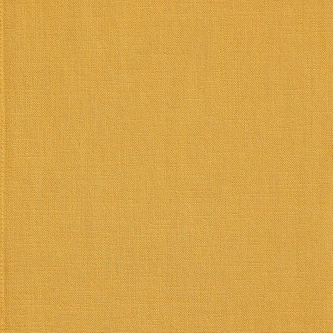 ZeeMart Rustic Cotton Linen Table Runner, 13x60 Inches Yellow, Farmhouse Style Yellow Table Runners 60 Inches Long, Washable Kitchen Dining Table Decoration for Home Party Decor
