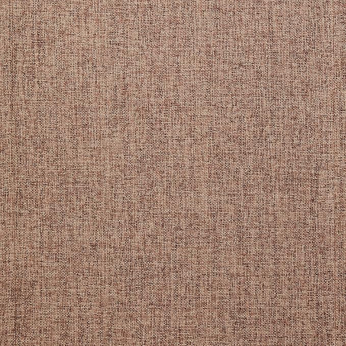ZeeMart Burlap Style Farmhouse Table Runners 60 Inches Long, Brown Rustic Woven Coffee Table Runner for Everyday Use, 14x60 Inches, Brown