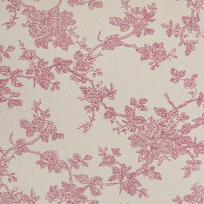 100% Cotton French Pastoral Table Runners, 13x90 Inch Pink Farmhouse Table Runners 90 Inches Long, Vintage Flowers Print Home Decors