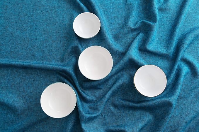 Solino Home Linen Tablecloth 60 x 144 Inch - 100% Pure Linen Chambray Teal Table Cloth for Rectangle Tables - Athena, Machine Washable Tablecloth for Summer