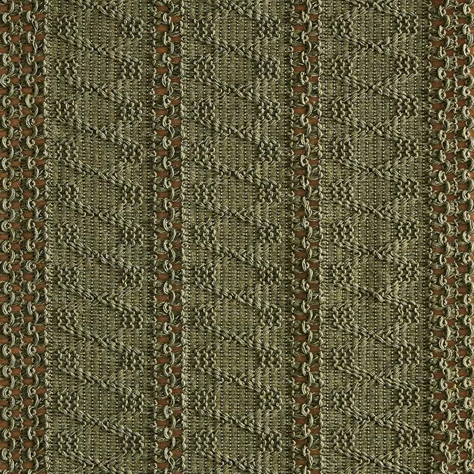 ZeeMart Macrame Style Boho Table Runner, Moss Green Table Runners 60 Inches Long, Farmhouse Woven Home Decor, 12x60 Inch, Moss