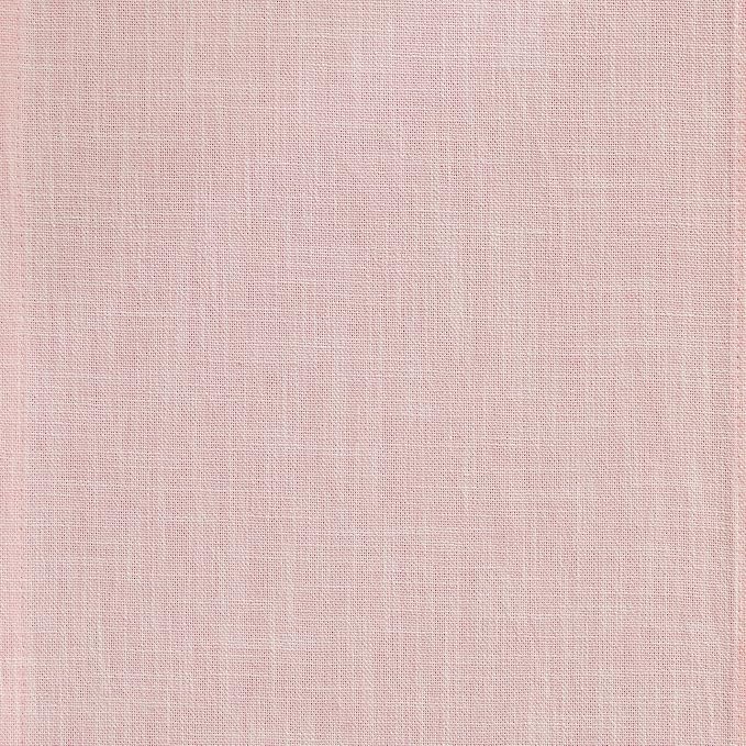 ZeeMart Rustic Cotton Linen Table Runner, 13x108 Inches Pink, Farmhouse Style Pink Table Runners 108 Inches Long, Washable Kitchen Dining Table Decoration for Home Party Decor